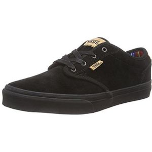 Vans Atwood Low-Top Sneakers voor kinderen, uniseks, Zwarte suède black blanket, 38.5 EU