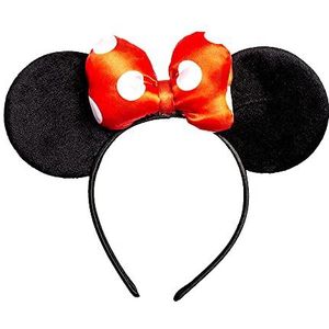 Peers Hardy Disney Minnie Mouse Rood, Zwart & Wit Polka Dot Bow Hoofdband V700050L.PH, Eén maat, Stof Kunststof, Geen edelsteen
