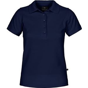 Texstar PSW4 Pikee hemd voor dames met mouwzak, maat XL, marine