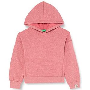 United Colors of Benetton Sweatshirt met capuchon voor meisjes en tieners, rood terra 8k5, 140 cm
