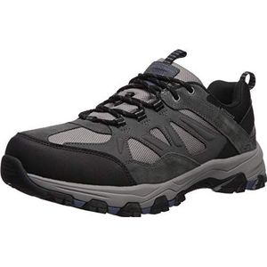 Skechers Selmen-enago Trail Oxford wandelschoen voor heren, Grijs, 11.5 Wide