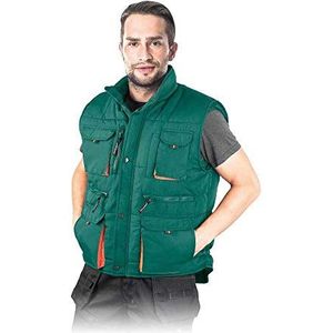 Rijst Cormoran2_Zpxl gevoerde beschermende vest, groen-oranje, XL maat