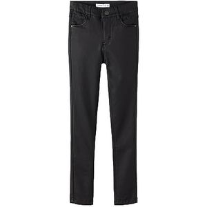 NAME IT Skinny Fit Jeans High Waist Girl, zwart denim, 146 cm