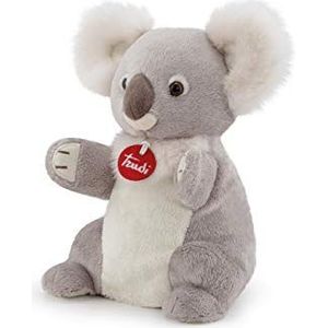 Trudi Puppets 29828 handpop Koala ca. 28 cm (maat S), knuffeldier van hoogwaardige materialen, zeer pluizig, liefdevolle details, knuffelige oren, wasbaar, knuffeldier en pop voor kinderen, grijs