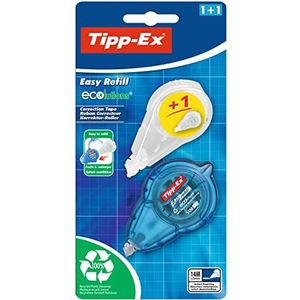 Tipp-Ex Easy Refill Ecolutions, correctieroller, met navulcassette, 14 m x 5 mm, ideaal voor op kantoor, thuis of op school