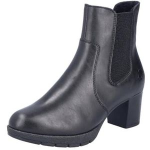Rieker Dames 77674 Chelsea-boot, zwart, 40 EU, zwart, 40 EU