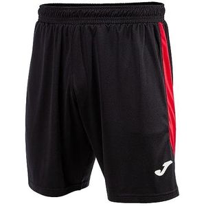Joma - Glasgow - Shorts - Zwart Rood - Unisex Volwassenen