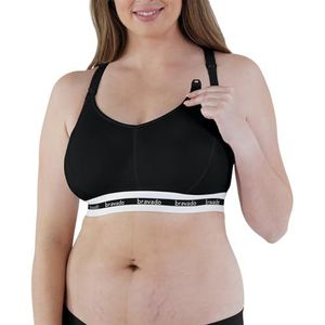 BRAVADO! DESIGNS Vrouwen originele Full Cup Nursing Bra, Zwart, L