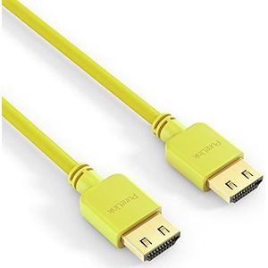 PureLink PI0504-020 High Speed HDMI aansluitkabel (4K UltraHD (2160p), Ethernet, 18Gbps), 2m geel