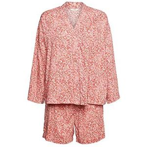 ESPRIT Bodywear dames Printed Woven CV pj a_c_ls pyjamaset, terracotta 3, 40