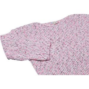 ebeeza Dames lange trui met kleurverloop van gebreid roze grijs meerkleurig maat XS/S, roze, grijs, meerkleurig, XS