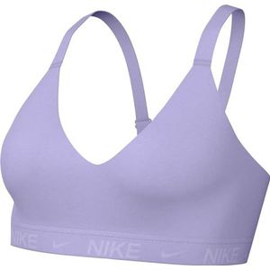Nike Dames Sportbeha Dri-Fit Indy Medium Support Bra, Lilac Bloom, FD1065-512, XS