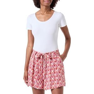 ONLY Dames Onlnova Life Vis Jasmin AOP Shorts, rood, XS