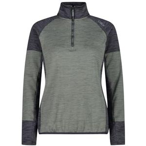 CMP - Dames Fleece Shirt Grid Tech, Mineral Mel, 40, Mineral Mel., 34 NL
