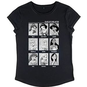Disney Princesses - Class of Women's Rolled-sleeve Black S