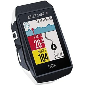 SIGMA SPORT ROX 11.1 EVO Wit Sensor Set | Fietscomputer draadloos GPS & navigatie incl. snelheids-, hartslag- en trapfrequentiezender | Outdoor GPS-navigatie met heel veel slimme functies