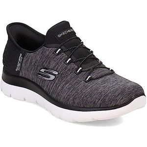 Skechers Summits Black White 9.5 B (M)