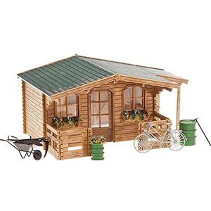 POLA 331050 Tuinhuis, 30,5 x 20,5 x 5,7 cm, bruin en grijs