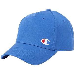 Champion Icons Accessories Junior Caps - 805976 Light Woven Cotton Twill C-logo baseballpet, blauw elektrisch, eenheidsmaat unisex - kinderen SS24, Blauw, one size