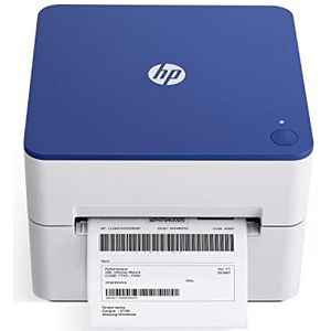 HP Work Solutions verzendklare 4x6 thermische labelprinter Gebruiksvriendelijke, snelle 203 DPI-printer voor thuiskantoor of bedrijf Ondersteunt pc en Mac