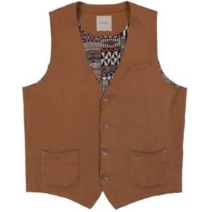 Gianni Lupo GL011BD vest, roest, M heren, Roest