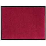 Effen deurmat Plain wasbaar 30°C - rood 90x150 cm