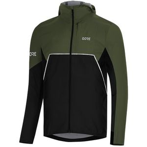 GORE WEAR GTX, Jackets, heren, Zwart/Groen (Black/Utility Green), XL