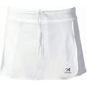 Asioka - Padelrok voor meisjes - Padelrok met zak voor binnenbal - trainingsrok voor padelrackets - wit