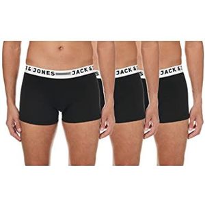 JACK & JONES Boxershorts voor jongens Logo, set van 3 stuks, zwart (zwart detail: zwart en zwart), 176 cm