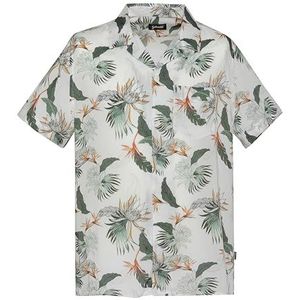 Schott NYC heren Shrivera Gekleed shirt Off White Paradise, L