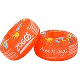 Zoggs Armringen, dubbele drijfarmbanden, zwemarmbanden voor kinderen, oranje/multi, 1-6 jaar, 11-30 kg