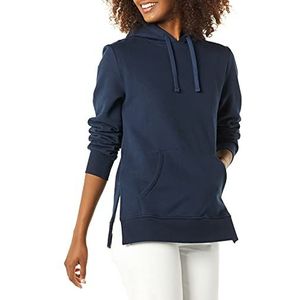 Amazon Essentials Dames French Terry Hooded Tuniek Sweatshirt, Navy, L