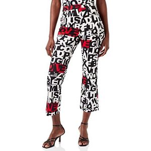Moschino Dames Mini Flare Fit Trousers Casual Broeken