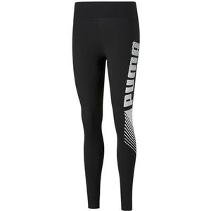 PUMA Damen, ESS Graphic Leggings Leggings, Schwarz, XS