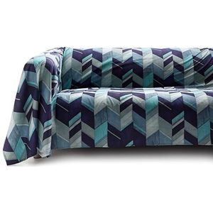 Guzzini Classic Sprei, 270 x 270 cm, 100% percale katoen, Oeko-Tex, bankplaid en tafelsprei, picknickdeken, licht, multifunctionele deken