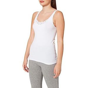 Schiesser Onderhemd met schouderbandjes voor dames, wit, 42