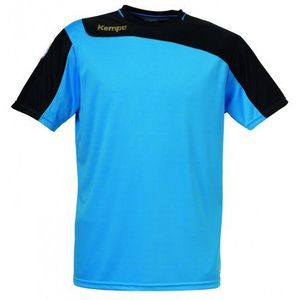 Kempa Shirt Tribute, kempa blauw/zwart, XL