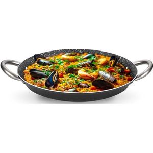Pensofal - BioStone Black - Paëlla Pan - Ø34cm - Keramische Anti-aanbaklaag