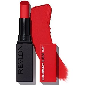 Revlon, ColorStay Suede Ink™, Lipstick, Matte finish, Levendige kleur, Verzorgende & veganistische formule, Met vitamine E, N°015 Lip Boom, 2,55 g