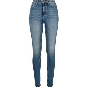Urban Classics Skinny jeans voor dames met hoge taille, Gekleurd Midblue Washed., 27W / 30L