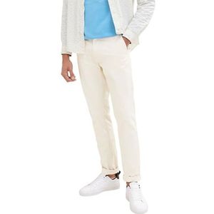 TOM TAILOR Travis Slim Chino broek heren 1035046 , 13808 - Creme , 27W / 32L