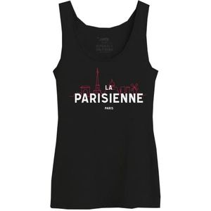 Republic Of California La Parisienne Paris WOREPCZTK033 Tanktop, dames, zwart, maat M, Zwart, M