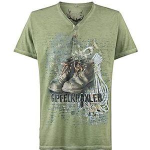 Stockerpoint Heren Gipfelkraxler T-shirt, groen, L