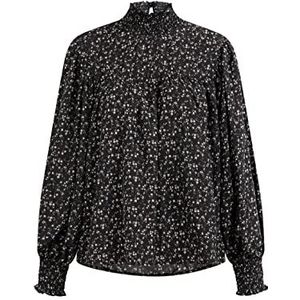 altiplano Dames blouseshirt 37324880-AL05, zwart meerkleurig, L, Zwart meerkleurig., L