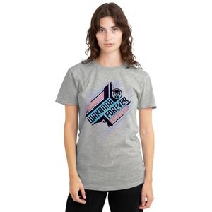 Black Panther Wakanda Forever Hoekig dames T-shirt, atletisch heide, XX-Large, Atletische Heather, XXL