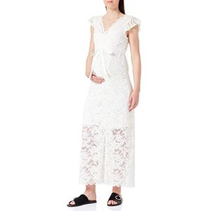 MAMALICIOUS Mama Licious damesjurk, zwangerschapsjurk, wit (snow white), L