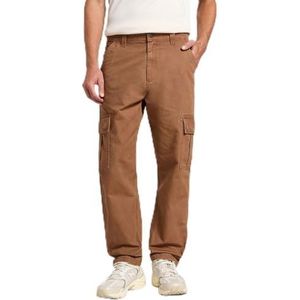 Lee Cargobroek voor heren, relaxed fit, kegelvormige pijpen, Burlwood, 31W / 32L