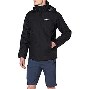 Berghaus Heren RG Alpha 2.0 Gemni 3 in 1 waterdichte jas, zwart/zwart, 3XL