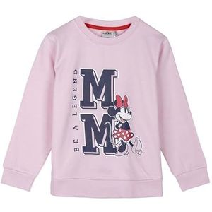 CERDÁ LIFE'S LITTLE MOMENTS Katoenen sweatshirt met Minnie, uniseks, voor kinderen, Roze, 6 Jaar