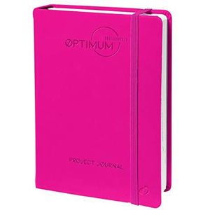 Quo Vadis 2371094Q - Project Journal OPTIMUM 15 x 21 cm (eeuwige agenda + projectmanagement), roze